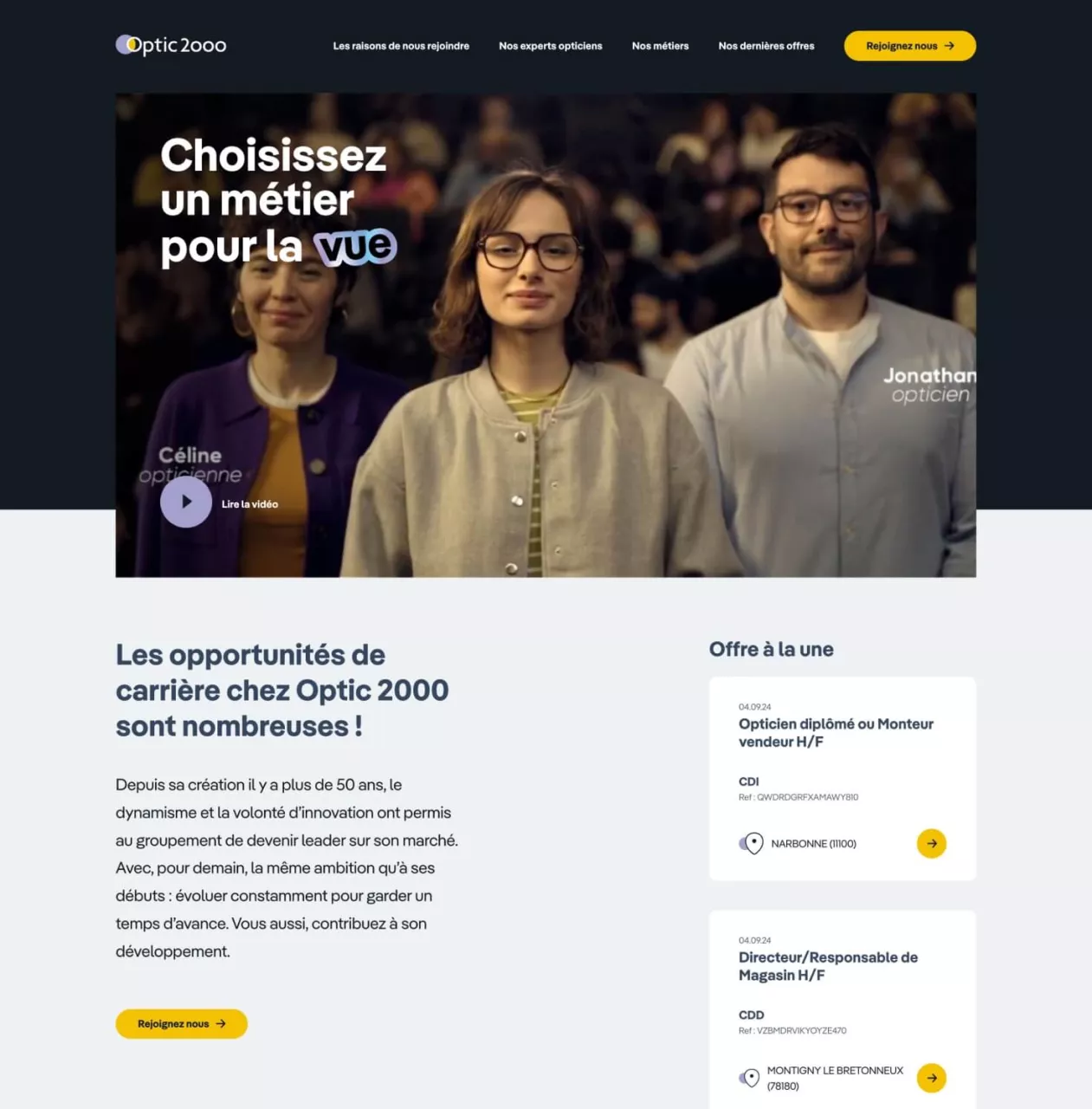 Optic 2000 - En bref