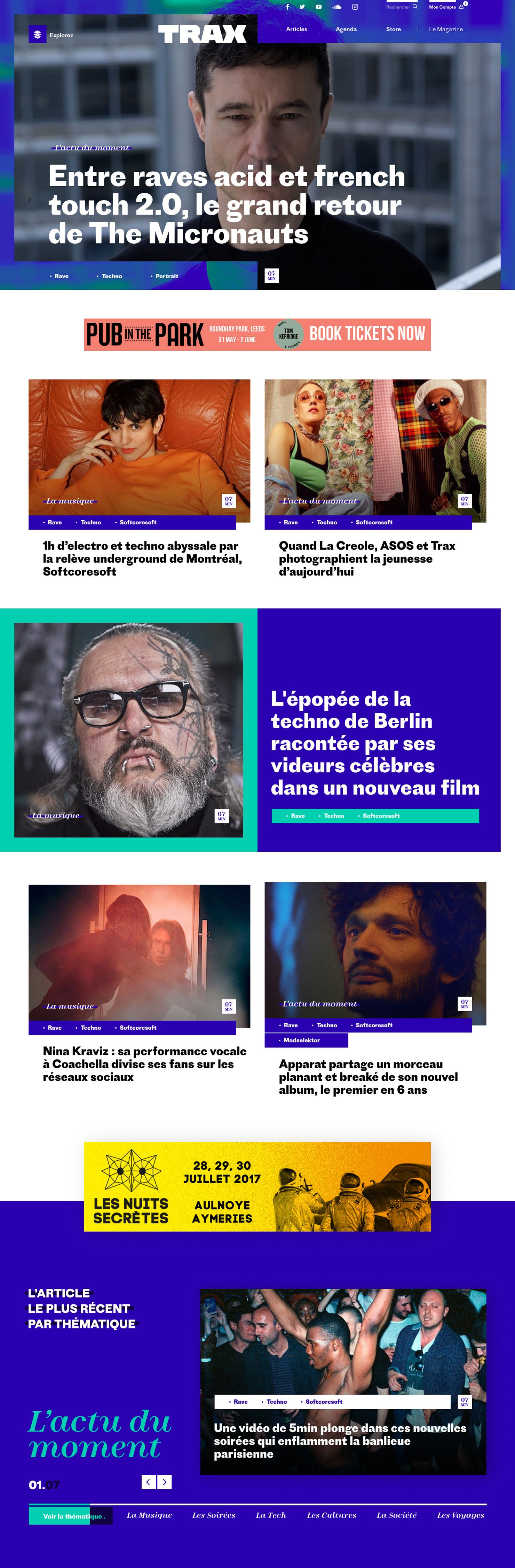 TRAX Magazine - En bref